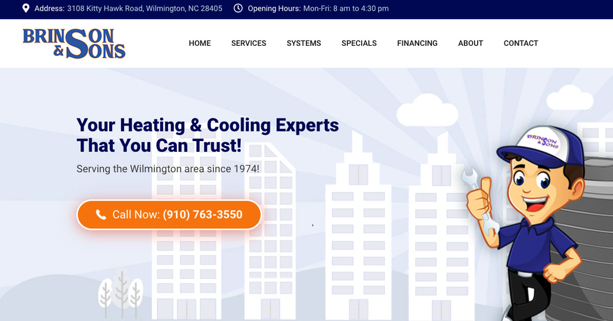 Air Conditioning Heating Repair Service And Replacement In Wilmington